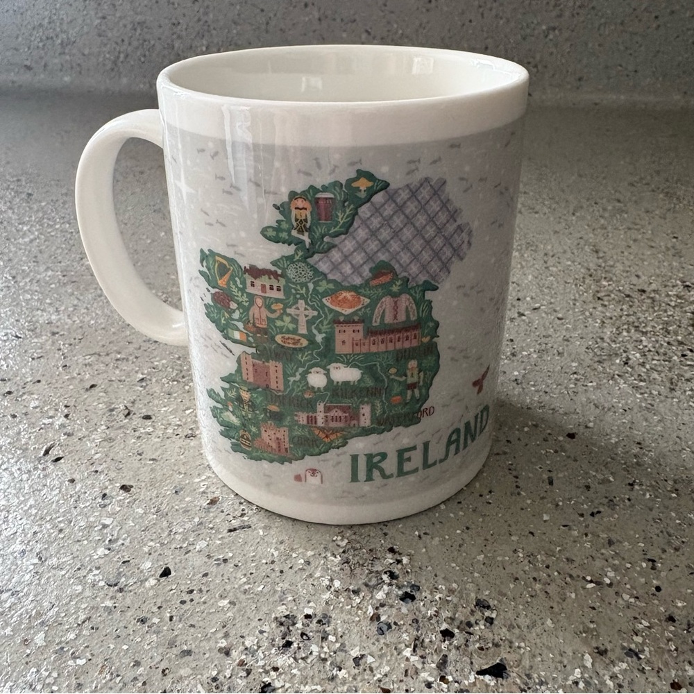 Ireland‎ Map Ceramic Mug